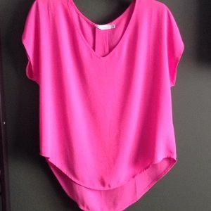 Feminine pink blouse